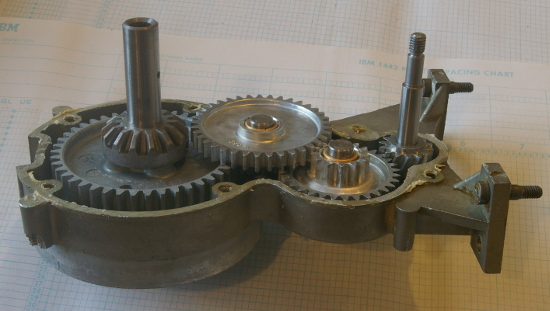 Kenwood Chef A701A conversion - gears after conversion